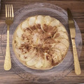 El cooksnap de Paula cuando hizo Tarta de manzana al microondas.