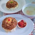 Cooksnap dari DewiLubisGea untuk resep Nasi Tim Babi Jamur (NON HALAL)