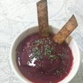 El cooksnap de Ore RoRo cuando hizo Hummus de Remolacha.