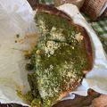 El cooksnap de Cristina cuando hizo Quiche de acelga pollo y choclo.