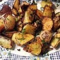 El cooksnap de Beca cuando hizo Patatas al horno.