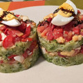 El cooksnap de Esther cuando hizo Timbal de patata y brócoli con ensalada.