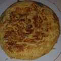 El cooksnap de Rosa OnTop cuando hizo Tortilla de patata y calabacín rellena de queso cheddar.