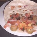El cooksnap de Erika Oliva cuando hizo Tacos livianos.
