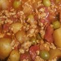 AlphaMale's cooksnap of when they made Pork ragout with paprika and green olives.