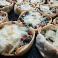 El cooksnap de Natacha Sarandón cuando hizo Canastitas de acelga.
