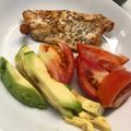 Misaki Oba's cooksnap of when they made Lazy chicken breast salad.