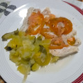 El cooksnap de Mar Fernandez cuando hizo Merluza con patatas panadera en el microondas.
