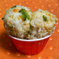 Cooksnap dari dewie novie untuk resep bola-bola nasi pelangi *edisi bocah*