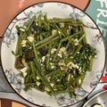 黑暗料理進化中 的 金銀蛋炒莧菜 cooksnap