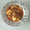 El cooksnap de Ali Taylor cuando hizo Estofado de patatas y calamares.