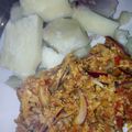 Abidaaah's Kee's cooksnap of when they made Boiled yam with egg sauce.
