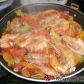 Cooksnap από golfo στη συνταγή Γαρίδες με πολύχρωμες πιπεριές