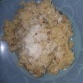 El cooksnap de raquel cuando hizo Risotto de champiñones.