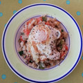 El cooksnap de Cristina cuando hizo Quinoa con verduras y huevo.