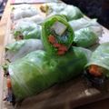 El cooksnap de Claudia Isabel cuando hizo Rollitos vietnamitas.