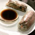 El cooksnap de Félix Cortés Schöler cuando hizo Rollos primavera con salsa Thai.