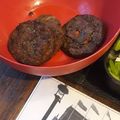 El cooksnap de arqlequin cuando hizo Hamburguesa de porotos negros, con avena.