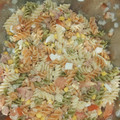 El cooksnap de Ari Rodriguez cuando hizo Ensalada de pasta.