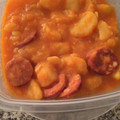 El cooksnap de Cocinillas cuando hizo Patatas a la riojana.