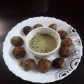 Diksha Singh's cooksnap of when they made Moong Dal Paniyaram/Green Moong Dal Vada/Fritters.