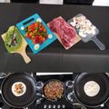 El cooksnap de Roxana Guillen cuando hizo Alambre de res Nutrideli.