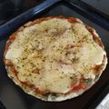 El cooksnap de Natalia cuando hizo Pizza con masa de espinaca 🥬🍕.
