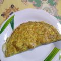 El cooksnap de Marysel Correa cuando hizo Omelette de huevos y queso...en 5 minutos.