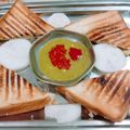 Dharti Raviya's cooksnap of when they made બોમ્બે મસાલા સેન્ડવીચ (Bombay Masala Sandwich Recipe In Gujarati).