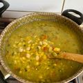 El cooksnap de Cinty Cárdenas cuando hizo Ricos porotos granados.