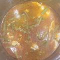El cooksnap de Tania Moreno cuando hizo Sopa de espárragos.