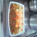 El cooksnap de juan sebastian vega cuando hizo Pollo a la mostaza & miel con arroz blanco y batatas al natural.