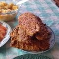 El cooksnap de Ines Torterolo cuando hizo Milanesas de berenjenas al horno.