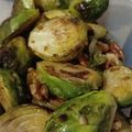 El cooksnap de Aldo H Núñez Domínguez cuando hizo Colecitas de bruselas salteadas.
