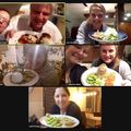 Lisa's cooksnap of when they made Teriyaki Lachs mit asiatischem Gurkensalat.