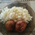 Majka Macáková Cooksnap-ja, amikor elkészítette a(z) Egyszerű fasírtgolyók fűszeresen receptet.