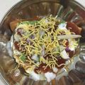 Pooja Modi's cooksnap of when they made સમોસા ચાટ (Samosa chat recipe in Gujarati).