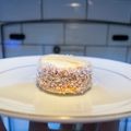 El cooksnap de Luli Mira cuando hizo Alfajor de Maicena sin huevo, rápido.