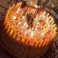 El cooksnap de Carina B. cuando hizo Torta de cumpleaños típica argentina.