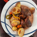 El cooksnap de Sonia Escudero Gutiérrez cuando hizo Carrillera de cerdo al horno con verduras al vino tinto.