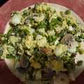 El cooksnap de Cocina Seignalet cuando hizo Revuelto de claras, espárragos trigueros y bacalao.