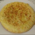 El cooksnap de Mari J. cuando hizo Tortilla de patatas y cebolla, la típica, para dos que se cuidan!! (muy light).