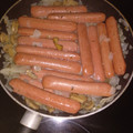 El cooksnap de cocinillas cuando hizo Salchicha encebollada.