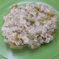 El cooksnap de musicansio cuando hizo Arroz cremoso con calabacín.