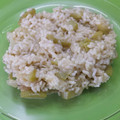 El cooksnap de musicansio cuando hizo Arroz cremoso con calabacín.