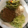 El cooksnap de Marisol Trincado cuando hizo Hamburguesas de lentejas deli deli.