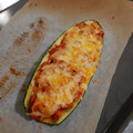 El cooksnap de Raquel Alcazar cuando hizo Calabacines rellenos vegetarianos.