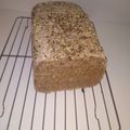 El cooksnap de Marijose Piudo cuando hizo Pan de espelta integral 100% (en panificadora).