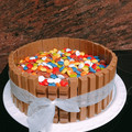 El cooksnap de Clara fernandez morales cuando hizo Tarta kit kat con bizcocho de chocolate .