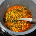 El cooksnap de Romero cuando hizo Garbanzos con espinacas y chorizo, en olla gm.